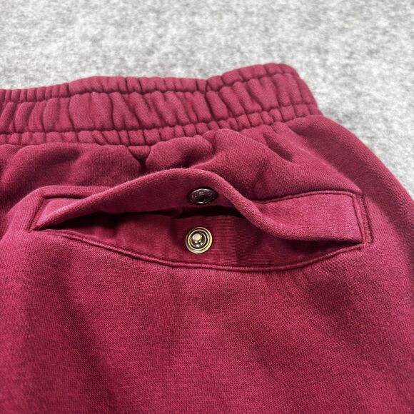 Nike Sportswear Club Fleece Joggers Men Medium Wine Red Tapered Sweatpants - Picture 4 of 10